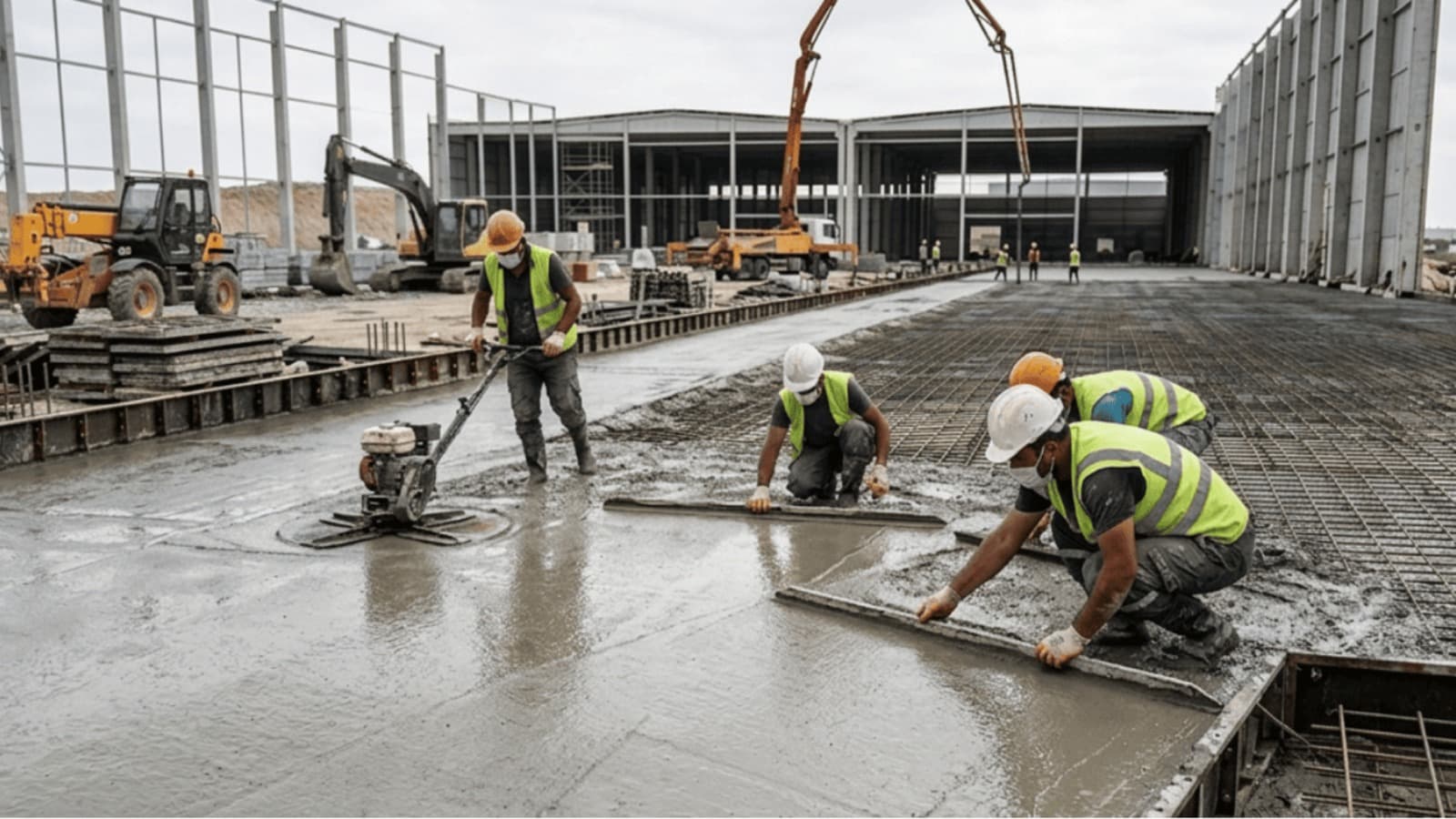 Saha Beton Uygulama